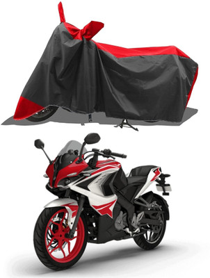 SPECTUS Two Wheeler Cover for Bajaj(Pulsar RS200 BS6, Red)