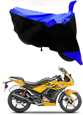 Mdstar Waterproof Two Wheeler Cover for Hero(Karizma ZMR, Blue, Black)