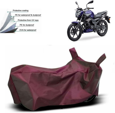 Mdstar Waterproof Two Wheeler Cover for TVS(Raider, Maroon)