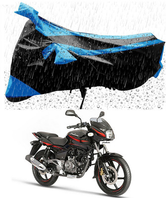 DeepShakshi AUTOMOTIVE Two Wheeler Cover for Bajaj(Pulsar 180, Blue, Black)
