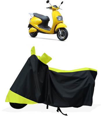 Tricway Two Wheeler Cover for Techo Electra(Emerge, Yellow)