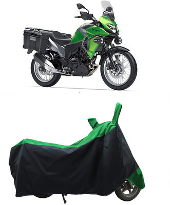Coxtor Waterproof Two Wheeler Cover for Kawasaki(Versys-X 300, Green)