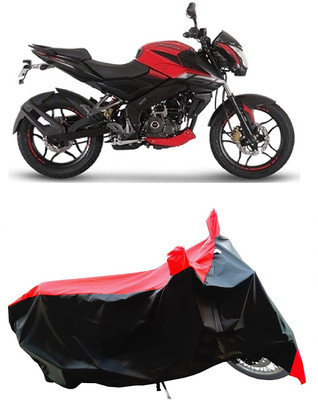 KEDIT Two Wheeler Cover for Bajaj(Pulsar 160 NS DTS-i, Red)