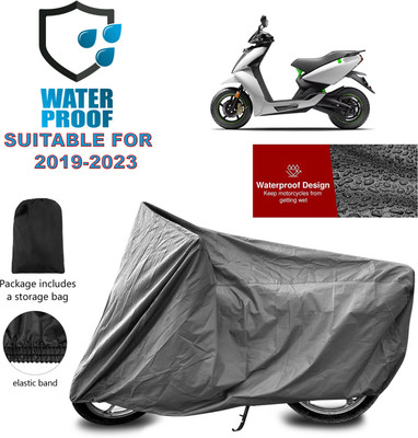 PAGORA Waterproof Two Wheeler Cover for Ather(Grey)