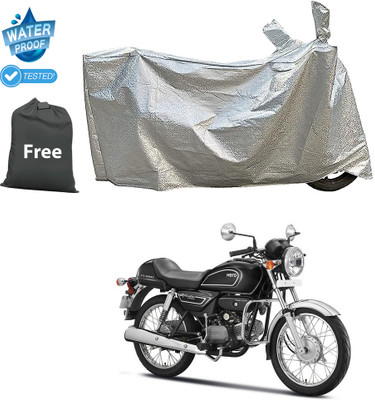 GOSHIV-car and bike accessories Waterproof Two Wheeler Cover for Hero(Splendor Pro Classic, Silver)