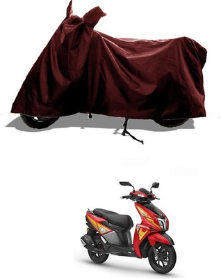 AASHTIK MART Two Wheeler Cover for TVS(Ntorq 125, Maroon)