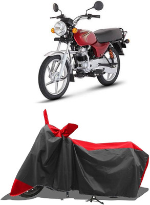 SPECTUS Two Wheeler Cover for Bajaj(Boxer AT, Red)