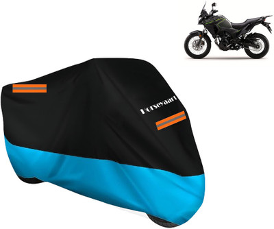 Horseyaart Waterproof Two Wheeler Cover for Kawasaki(Versys-X 300, Blue)