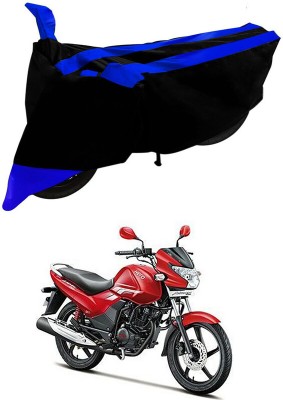 Genipap Two Wheeler Cover for Hero(Achiever, Black, Blue)