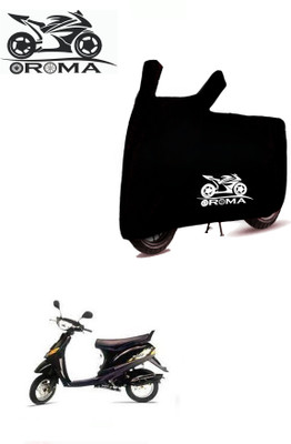 THE REAL ARV Waterproof Two Wheeler Cover for Bajaj(Spirit, Black)