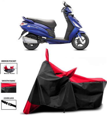 HWSXQAE Two Wheeler Cover for Hero(Red, Black)