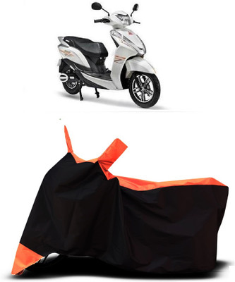 VESMEI Two Wheeler Cover for Ampere(Magnus, Orange)