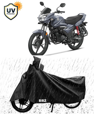RRZ Waterproof Two Wheeler Cover for Honda(CB Shine, Black)