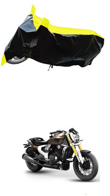 VESMEI Two Wheeler Cover for TVS(Zeppelin BS6, Yellow)