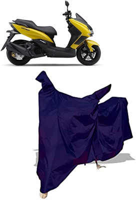 Amexride Two Wheeler Cover for Yamaha(Majesty S 155 maxi, Blue)