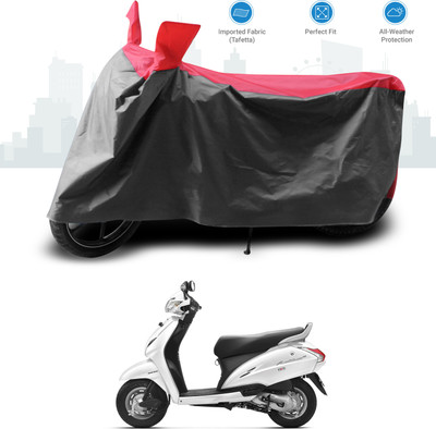 GOSHIV-car and bike accessories Two Wheeler Cover for Honda(Activa 4G, Red)