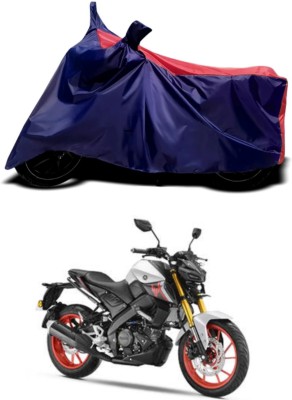 RAQTRO Waterproof Two Wheeler Cover for Yamaha(MT 15 New, Red, Blue)