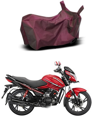 Mdstar Waterproof Two Wheeler Cover for Hero(Glamour i3s, Maroon)