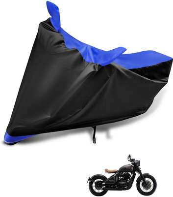 Euro Care Waterproof Two Wheeler Cover for JAWA(Perak, Blue)