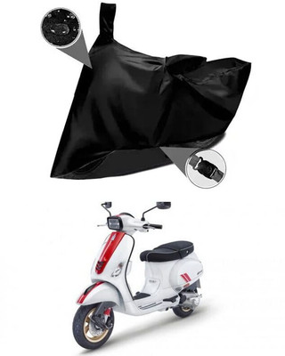 KEDIT Two Wheeler Cover for Vespa(SXL 150 BS6, Black)
