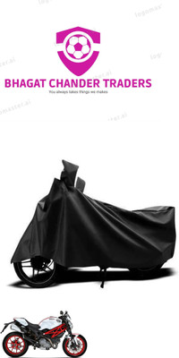 bhagat chander traders Waterproof Two Wheeler Cover for Ducati(Monster 796 S2R, Black)