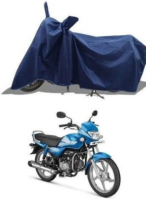 DeepShakshi AUTOMOTIVE Waterproof Two Wheeler Cover for Hero(HF Deluxe Eco, Blue)