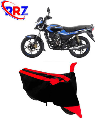 RRZ Waterproof Two Wheeler Cover for Bajaj(Platina 110, Black, Red)