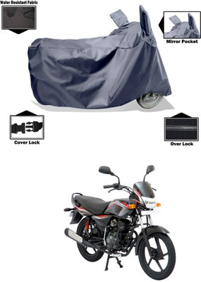 PAGORA Waterproof Two Wheeler Cover for Bajaj(Platina 125, Grey)