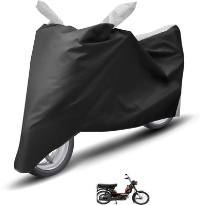 Caronix Waterproof Two Wheeler Cover for TVS(Silver)