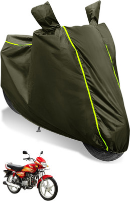 Auto Hub Waterproof Two Wheeler Cover for Hero(HF Deluxe, Multicolor)
