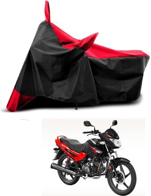 AASHTIK MART Two Wheeler Cover for Universal For Bike(Glamour BS6, Red, Black)