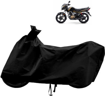 Horseyaart Waterproof Two Wheeler Cover for TVS(Victor New, Black)