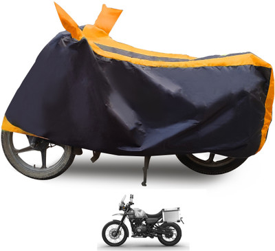 Euro Care Waterproof Two Wheeler Cover for Royal Enfield(Himalayan, Orange)