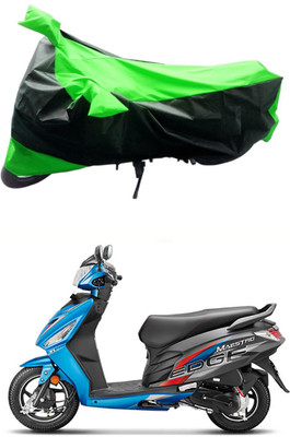 Mdstar Waterproof Two Wheeler Cover for Hero(Maestro Edge, Green, Black)