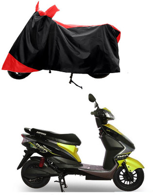 GROFATIK Two Wheeler Cover for Ampere(Reo Elite, Red)