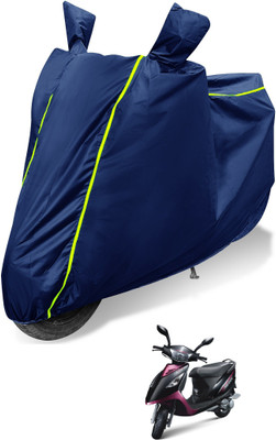 MOCKHE Waterproof Two Wheeler Cover for TVS(Scooty Streak, Blue)