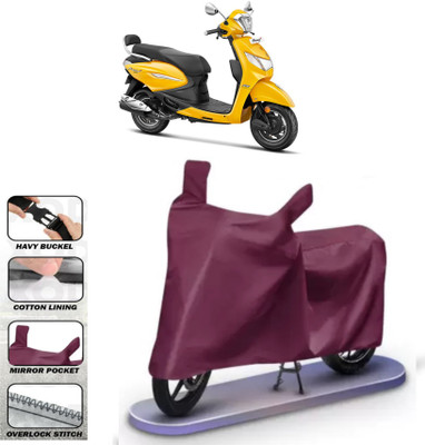 WMIZEXA Waterproof Two Wheeler Cover for Hero(Maroon)