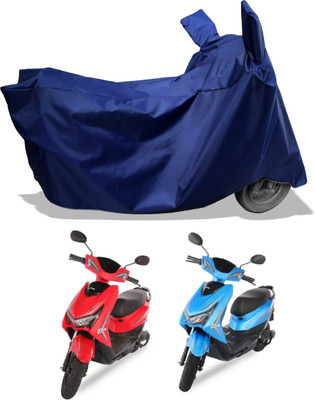 Amexride Two Wheeler Cover for Ampere(Reo Elite, Blue)