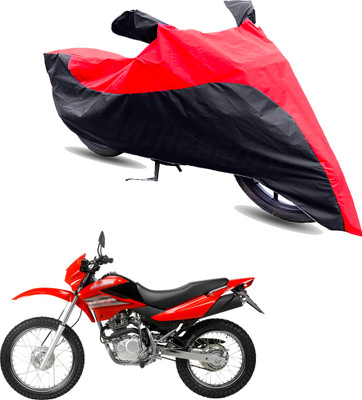 Motodreka Two Wheeler Cover for Hero(Impulse, Red, Black)
