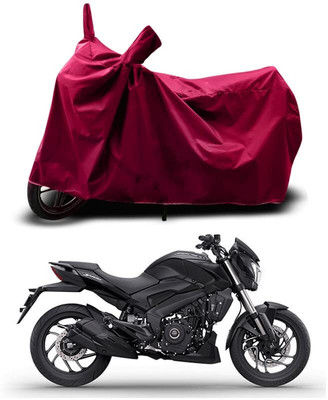 KEDIT Two Wheeler Cover for Universal For Bike(Dominar 400, Maroon)