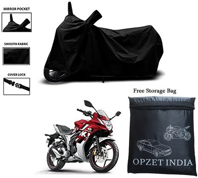 OPZET INDIA Waterproof Two Wheeler Cover for Suzuki(Gixxer SF, Black)