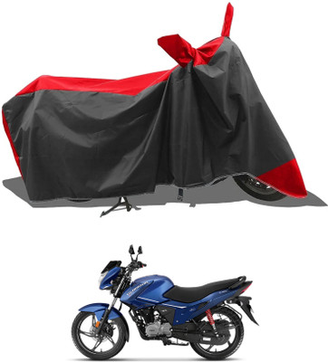 KEDIT Two Wheeler Cover for Hero(Glamour BS6, Red)