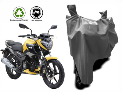 Mdstar Waterproof Two Wheeler Cover for TVS(Raider, Grey)