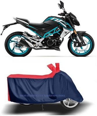 DeepShakshi AUTOMOTIVE Waterproof Two Wheeler Cover for CFMoto(150NK, Blue)