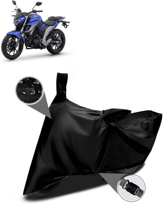 DeepShakshi AUTOMOTIVE Two Wheeler Cover for Yamaha(Fazer, Black)