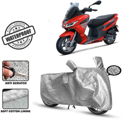 Autoinnovation Waterproof Two Wheeler Cover for Aprilia(Silver)