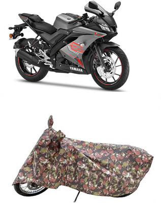 Coxtor Waterproof Two Wheeler Cover for Yamaha(YZF-R15 V3 BS6, Multicolor)