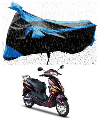 Furious3D Two Wheeler Cover for Hero(Electric Optima Plus, Blue, Black)