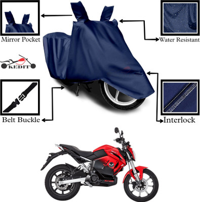 KEDIT Two Wheeler Cover for Universal For Bike(Motors RV 400, Blue)