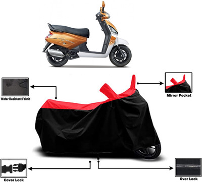 Amexride Two Wheeler Cover for Mahindra(Gusto 125, Red)